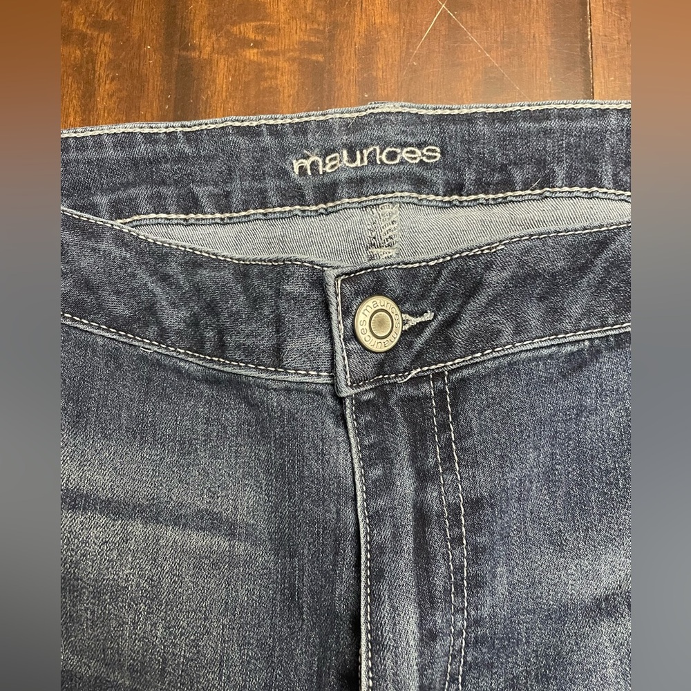 Maurices Dark Wash Ankle Jeans - Indigo Blue